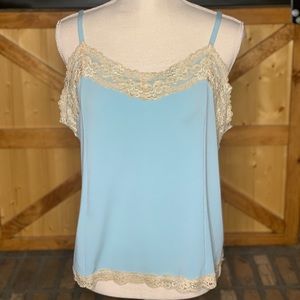Womens Lane Bryant Camisole with Lace Trim